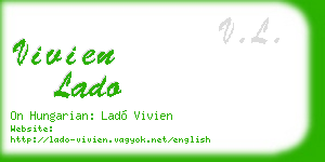 vivien lado business card